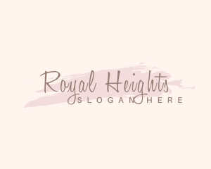 Elegant Feminine Signature logo design