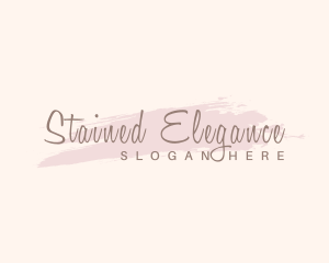 Elegant Feminine Signature logo design