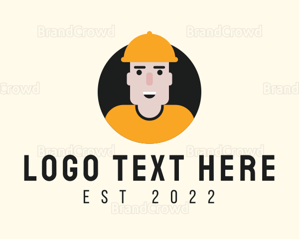 Construction Worker Handyman Logo