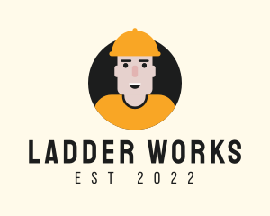 Construction Worker Handyman logo design