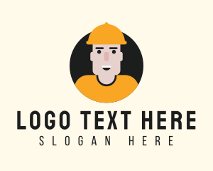 Construction Worker Handyman Logo