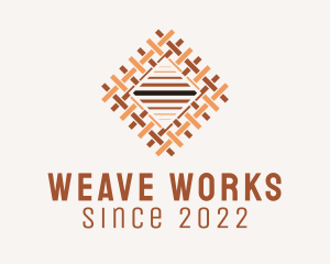 Weave Textile Pattern  logo design