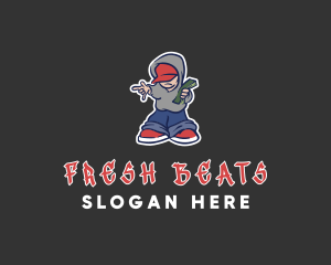 Hip Hop - Hip Hop Gangster Cash logo design