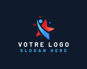 Star - Human Star Success logo design