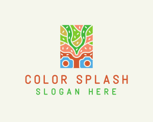 Colorful Nature Photography logo design