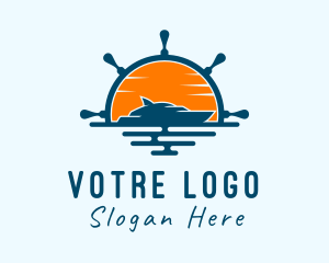 Yacht Steering Wheel Logo