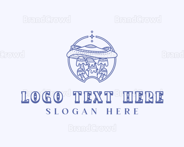 Herbal Fungus Mushroom Logo