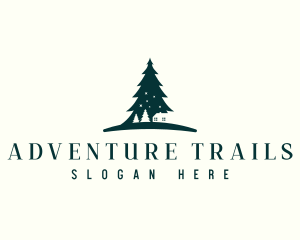 Pine Tree Cabin logo design