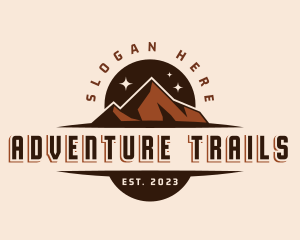 Mountain Hiking Tour logo design