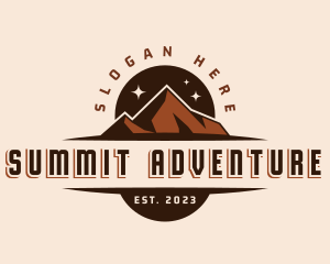Climbing - Mountain Hiking Tour logo design