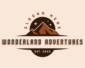 Mountain Hiking Tour logo design