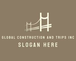 Bridge Structure Construction Logo