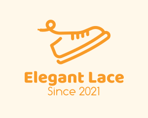 Lace - Shoelace Footwear Monoline logo design