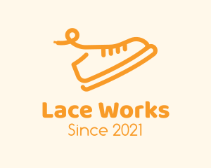 Shoelace - Shoelace Footwear Monoline logo design