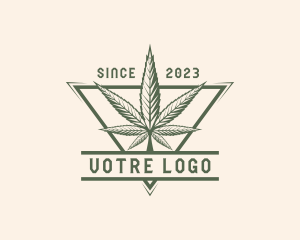 Organic - Organic Cannabis Leaf logo design