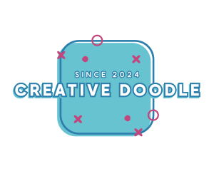 Quirky Doodle Shapes logo design