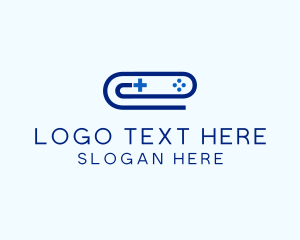 Gaming Console Clip Logo