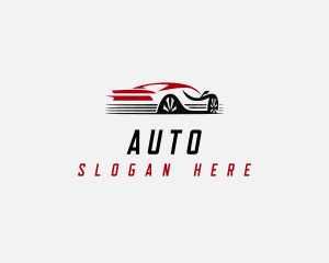 Sports Car Drag Racing  logo design