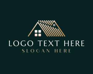 Contractor - Residential Roof Housing logo design