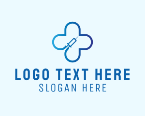 Hospital - Hospital Vaccination Syringe logo design