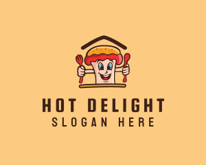 Hot Dog - Hot Dog Sandwich logo design