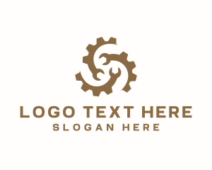 Industrial Cog Wrench Logo