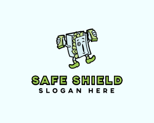 Money Safe Vault logo design