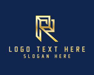 Professional - Generic Luxury Crypto Letter R logo design