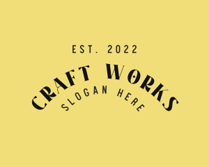 Crafting - Fashion Retro Craft logo design