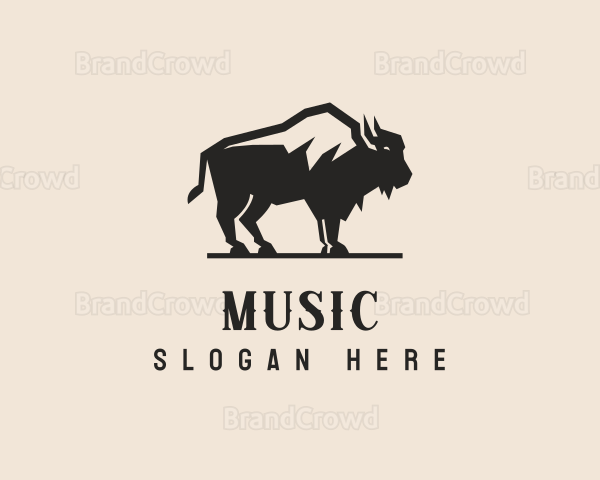 Bison Steakhouse Restaurant Logo