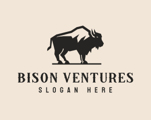 Bison Steakhouse Restaurant logo design