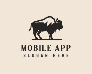 Bison - Bison Steakhouse Restaurant logo design