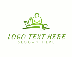 Healing - Wellness Healing Massage logo design