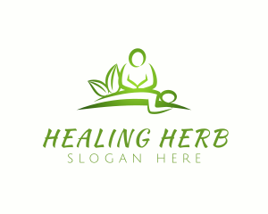 Wellness Healing Massage logo design