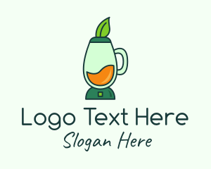 Healthy Drink - Organic Citrus Blender logo design