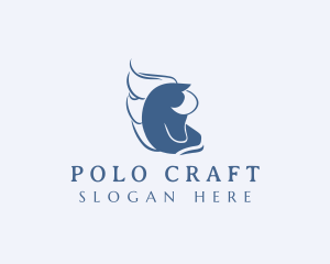 Polo - Horse Equine Grooming logo design