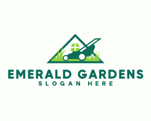 Mower House Gardening logo design