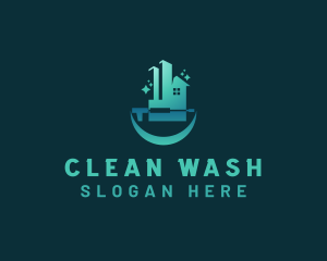 Building Pressure Washer logo design