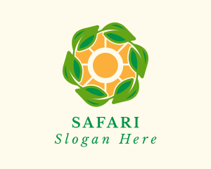 Agriculture - Tropical Sun Leaf Farm logo design