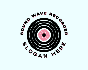 Donut Recording Studio logo design