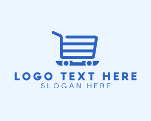 Market - Online Shopping Cart logo design