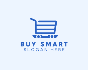 Online Shopping Cart logo design