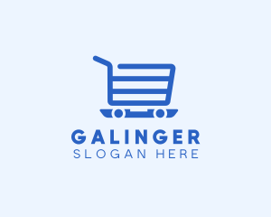 Supermarket - Online Shopping Cart logo design