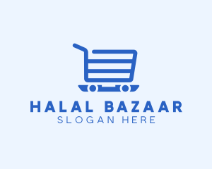 Online Shopping Cart logo design