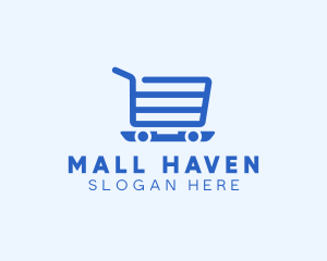 Online Shopping Cart logo design