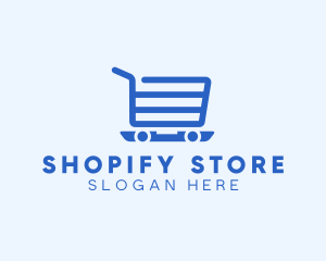 Online Shopping Cart logo design