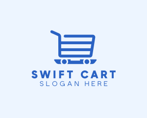 Online Shopping Cart logo design