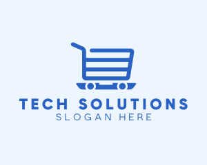 Commerce - Online Shopping Cart logo design