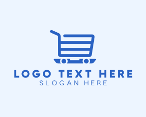Bazaar - Online Shopping Cart logo design