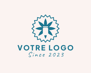 Leaf - Organic Kombucha Jar logo design